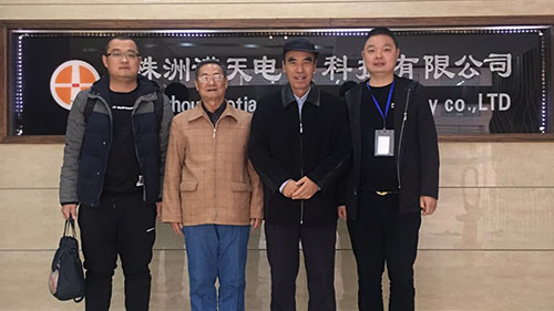2017年11月承德锦科科技股份有限公司刘教授一行来我司考察